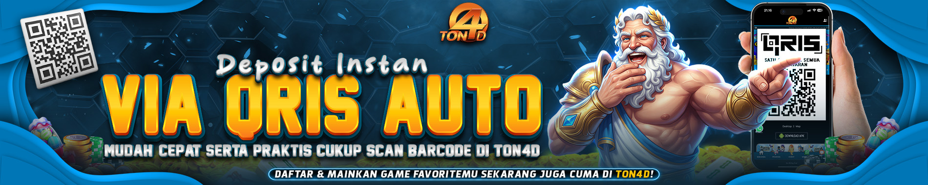 Deposit Via QRIS Hanya 1 Detik